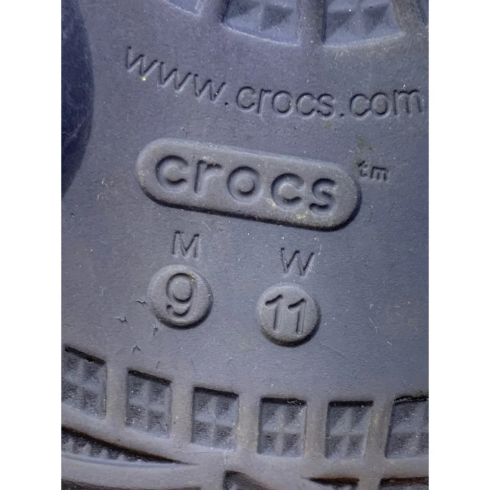 Crocs Athens Flip Flop Sandals Navy Blue Men's 9 Thong Sandals Comfort Shoes